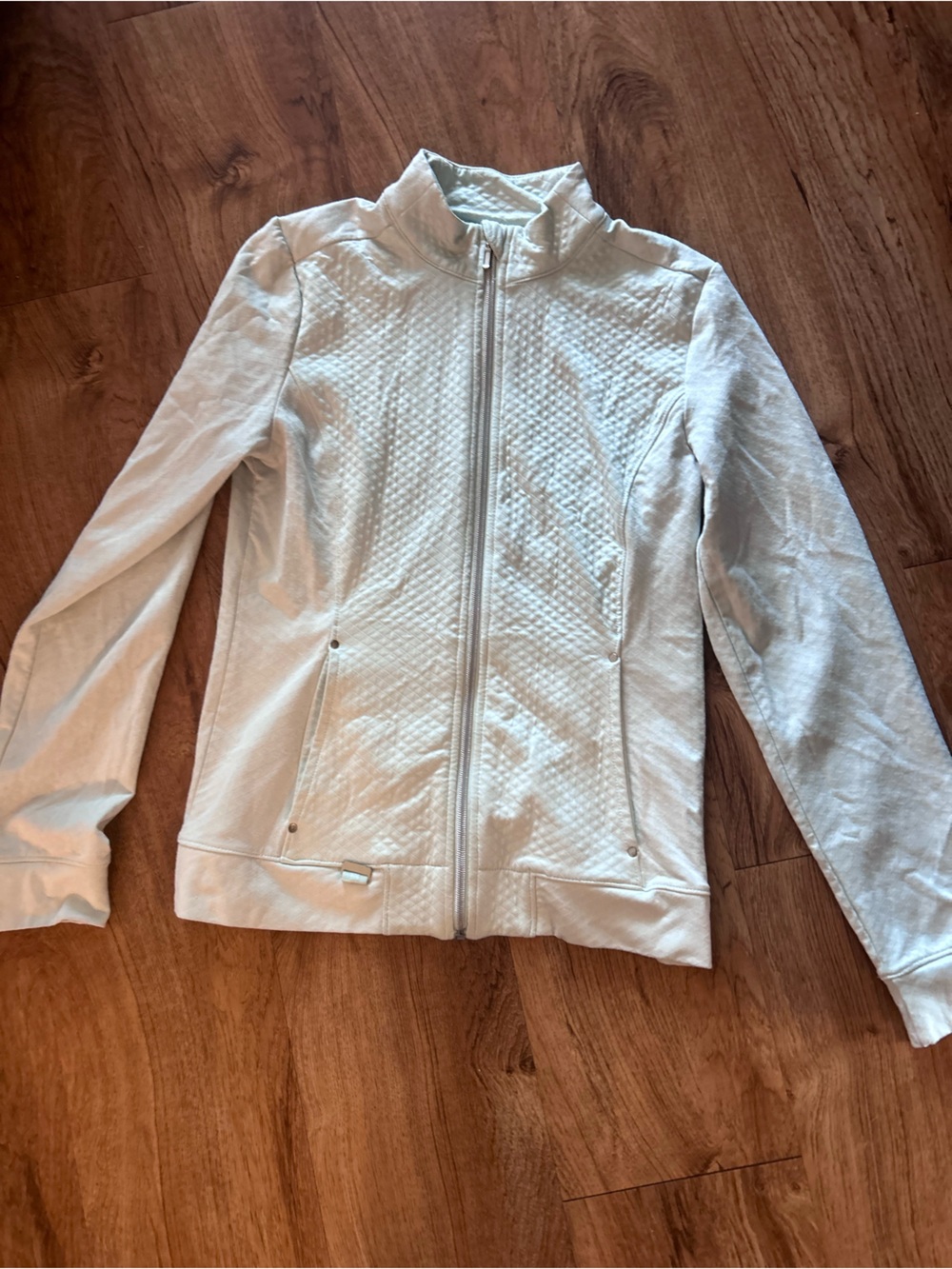 5 for $25 Lady Hagen Mint Quilted Full-Zip